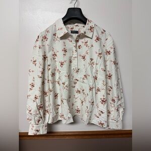 Vineyard Vines Woven Popover Floral Shirt Sz XL NWT